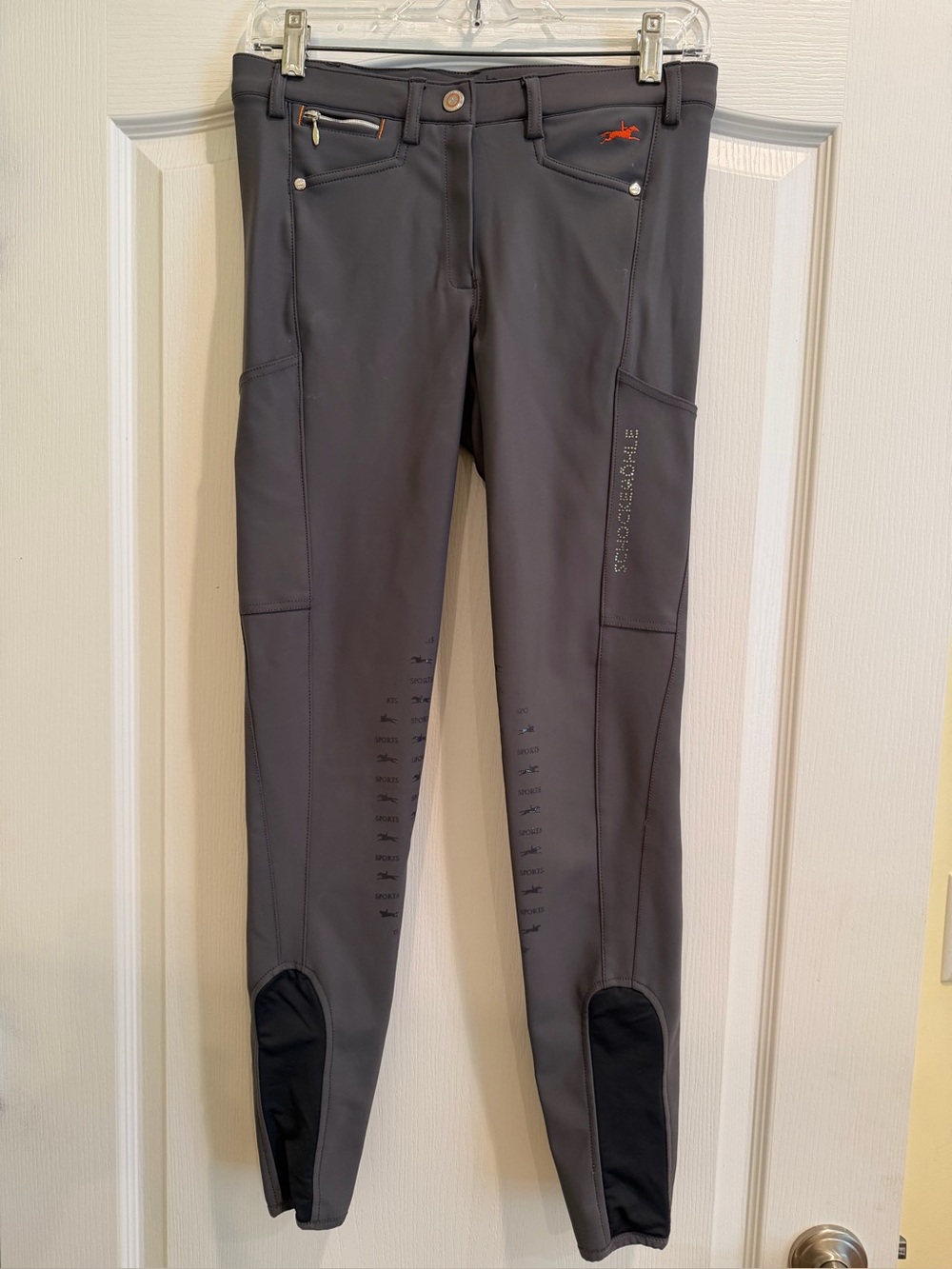 Schockemohle Sport Eleonore 11 KG Gray Riding Breeches